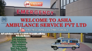 Take Road Ambulance Service for the patient suffering from any disease |ASHA