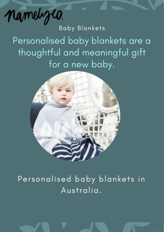 Baby Blankets Australia