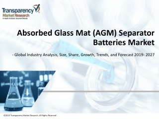 Absorbed Glass Mat (AGM) Separator Batteries Market