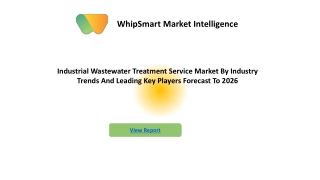 Industrial Wastewater Treatment Service Market