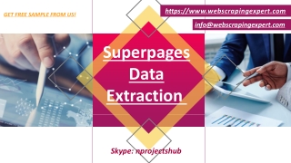 Superpages Data Extraction 