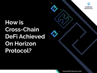 How is Cross-Chain DeFi achieved on Horizon Protocol