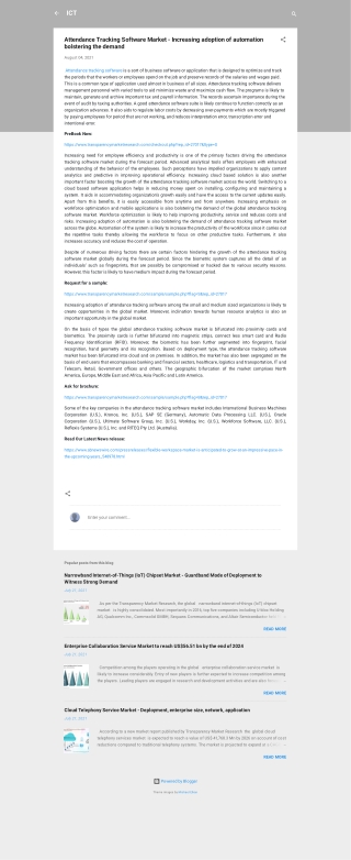 Attendance Tracking Software Market Size, Share, Growth, Trends Forecast 2025