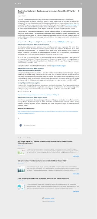 Construction Equipment Market Demand & Research Insights by 2027