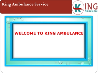 Low Cost King Ambulance Service in Hatia