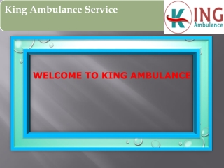 World Class Road Ambulance Service from Jamshedpur