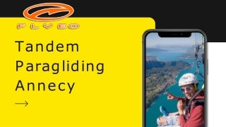 Experience Tandem Paragliding in Annecy, France