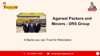 Agarwal Packers and Movers - DRS Group