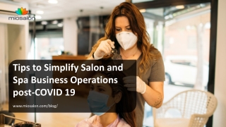 Tips to Simplify Salon and Spa Business Operations post-COVID 19