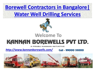 Borewell Contractors in Bangalore, Water Well Drilling