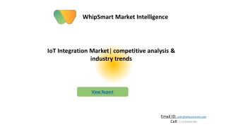 IoT in Manufacturing Market, Global Industry Trends and Forecast to 2027