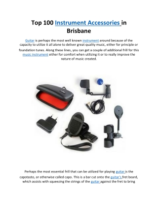 Top_100_Instrument_Accessories_in_brisbane
