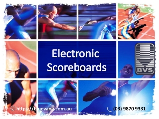The best Electronic Scoreboards supplier in Australia - Blue Vane