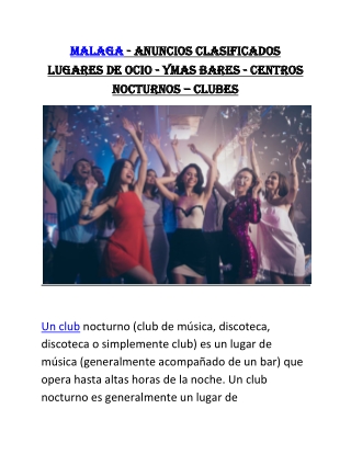 Malaga.clubsandbars