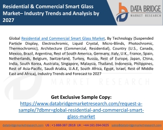 Residential & Commercial Smart Glass Market