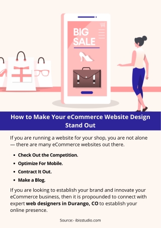 How to Make Your eCommerce Website Design Stand Out