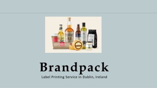 Custom Labels in Ireland – Brandpack