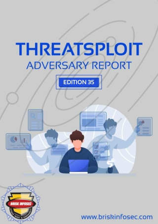 Briskinfosec - Threatsploit Report Augest 2021- Cyber security updates