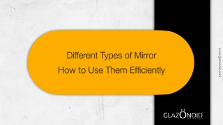 Diffrent types of mirror