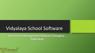 Best School Management Software Telangana -Hyderabad