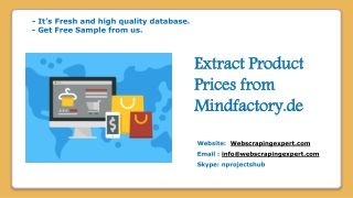 Extract Product Prices from Mindfactory.de