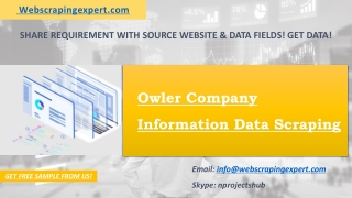 Owler Company Information Data Scraping
