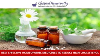 Best Effective Homeopathic Medicines to Reduce High Cholesterol