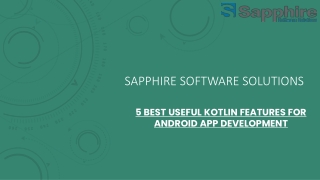 5 Best Useful Kotlin Features for Android App Development