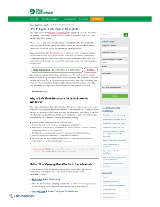 How to Open QuickBooks in Safe Mode?