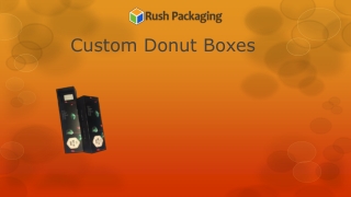 Custom Donut Boxes Packaging Wholesale