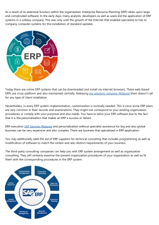 ERP Software Firms