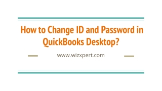 How to Change ID and Password in QuickBooks Desktop_pdf