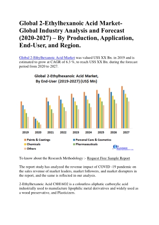 Global 2-Ethylhexanoic Acid Market