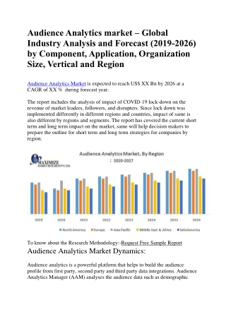 Audience Analytics market