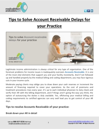 Tips to Solve Account Receivable Delays for your Practice