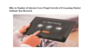 E-Learning Market Major Players, COVID 19 Impact on E-Learning Market