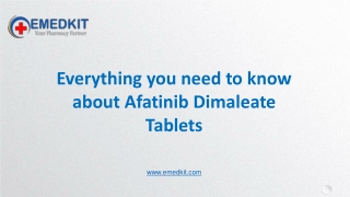 Afatinib Dimaleate Tablets – Xovoltib 40mg