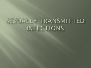 Sexually Transmitted infections