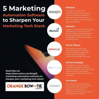 5 World-Class Marketing Automation Software to Sharpen Your Marketing Tech Stack