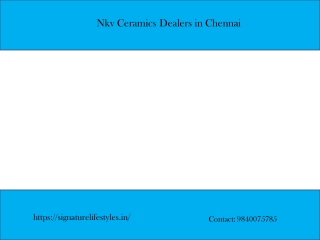 Nkv Ceramics Dealers in Chennai