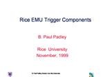 Rice EMU Trigger Components