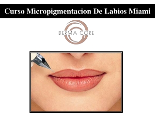 Curso Micropigmentacion De Labios Miami