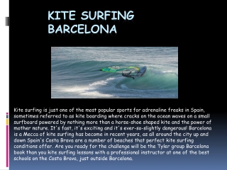 Kitesurfing Barcelona