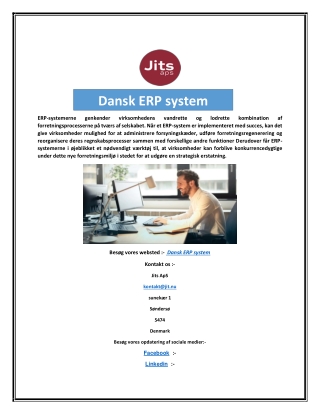 Dansk ERP system