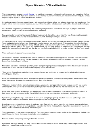 Managing Stress And Anxiety Attacks