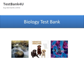 Biology Test Bank