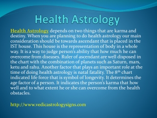 Health Astrology
