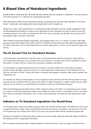 10 Principles of Psychology You Can Use to Improve Your nutraburst weight loss