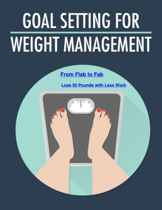 Goal Setting for Weight Management