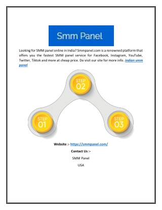 Indian Smm Panel  Smmpanel.com